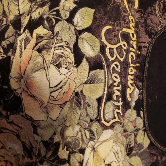 Black Knit 3/4 Sleeve Top - Picture 4 of 7